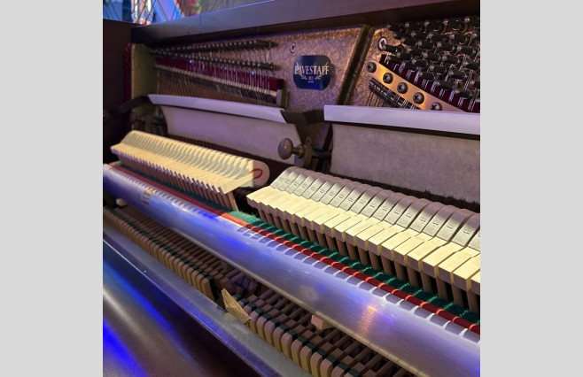 Eavestaff Walnut S116 Upright Piano, Used - All Inclusive Premium Package (SN:02016) - Image 7